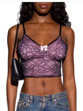 O'Dolly Dearest's Heartthrob Top in Pink and Black Size S